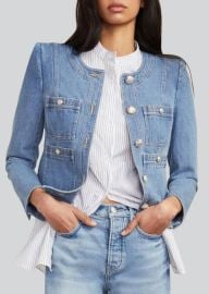 Veronica Beard Ferazia Denim Jacket - at Bergdorf Goodman